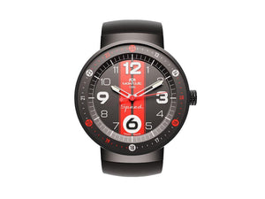 Reloj de Cuarzo Montjuic Sport, Acero Inoxidable 316L, Negro, 43 mm, MJ1.0602.B