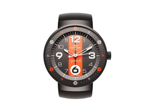 Reloj de Cuarzo Montjuic Sport, Acero Inoxidable 316L, Negro, 43 mm, MJ1.0801.B