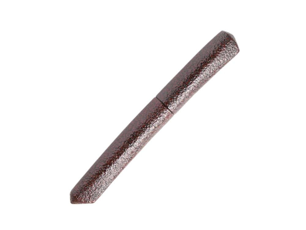 Pluma Estilográfica Nakaya Dorsal Fin Ver.2 Kuro-Tame Ishime, Marrón