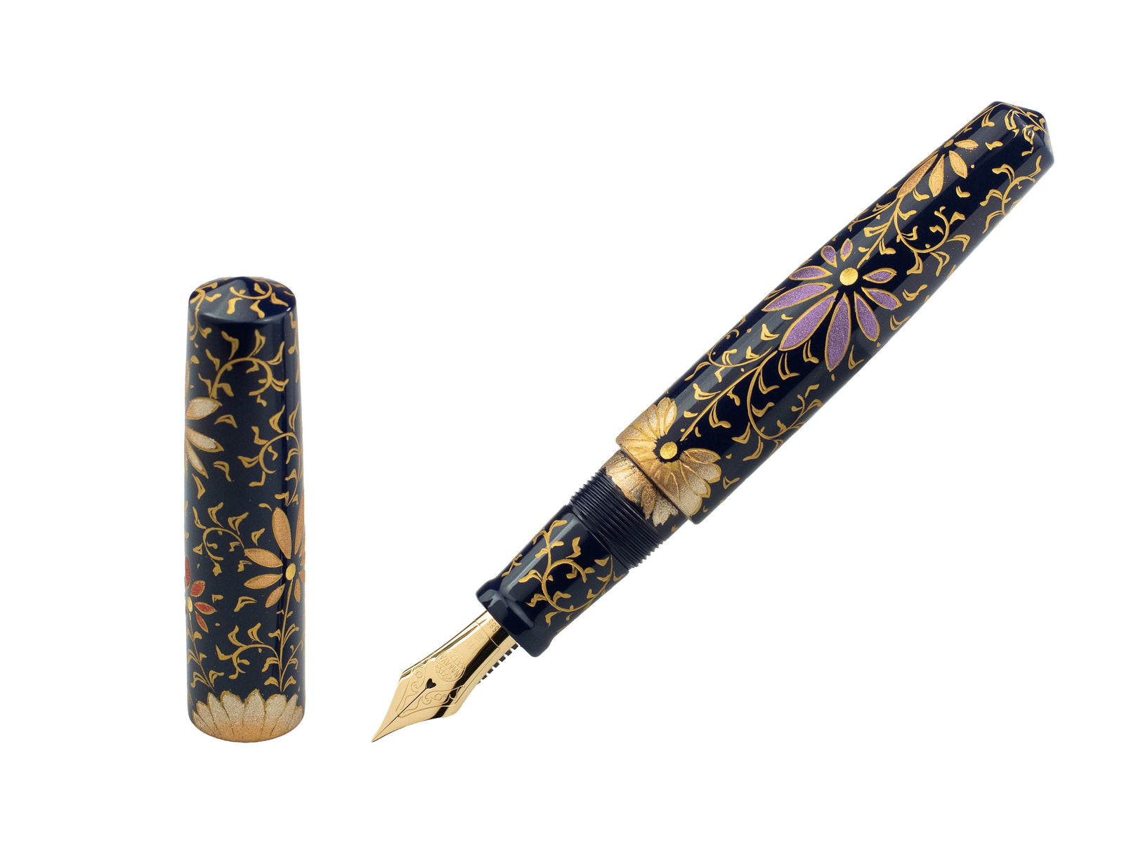 Pluma Estilográfica Nakaya Cigar Piccolo PALMET (Kikyo Colorful Lines)