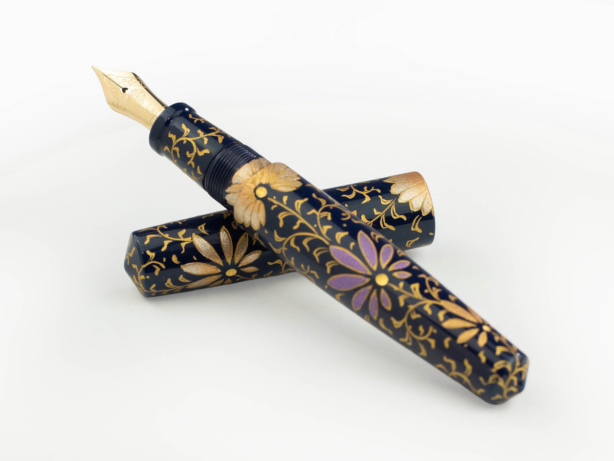 Pluma Estilográfica Nakaya Cigar Piccolo PALMET (Kikyo Colorful Lines)