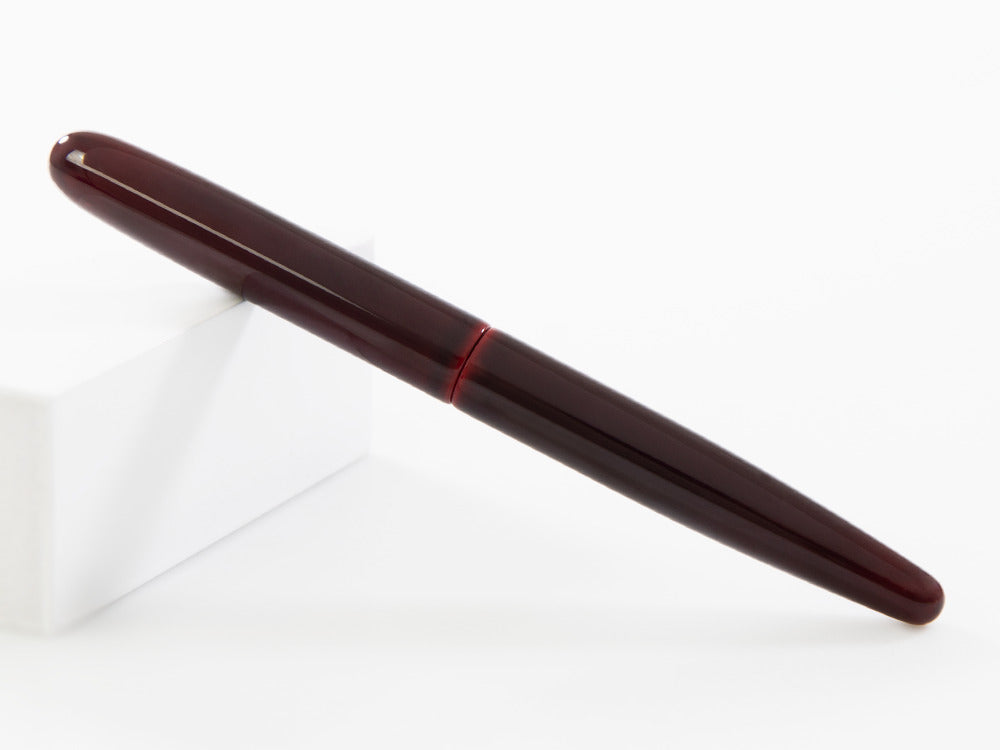 Estilográfica Nakaya Cigar Long Aka-Tamenuri, Ebonita, Laca Urushi