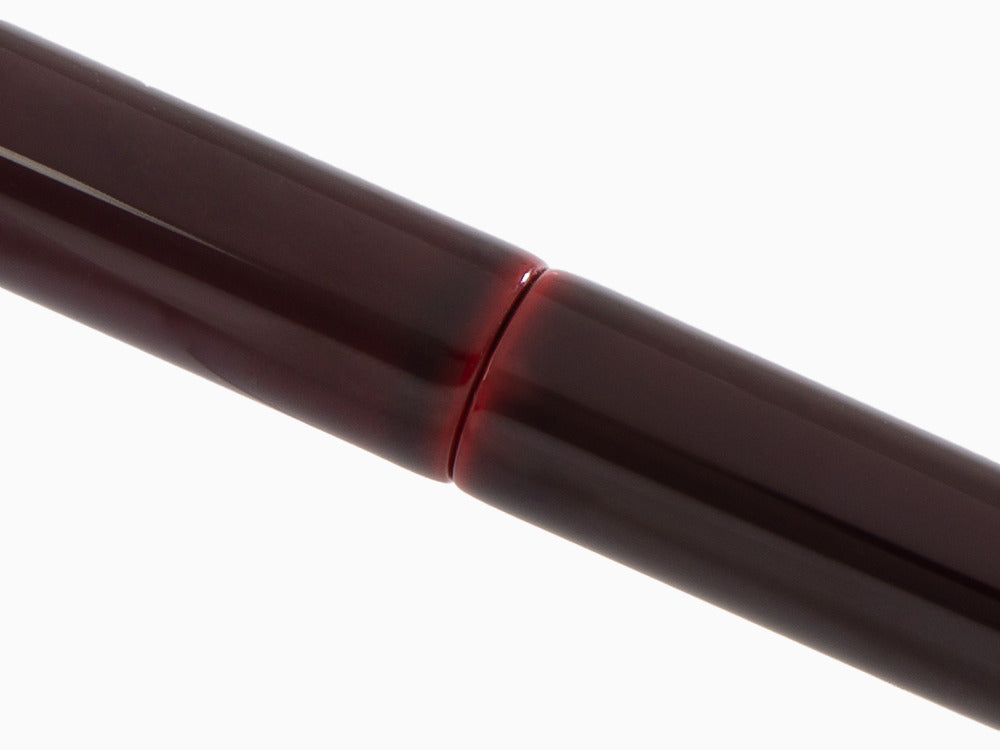 Estilográfica Nakaya Cigar Long Aka-Tamenuri, Ebonita, Laca Urushi
