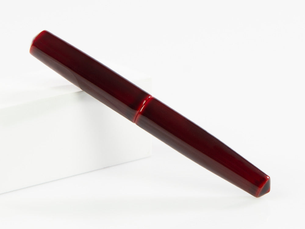 Pluma Estilográfica Nakaya Cigar Piccolo, Aka-Tamenuri, Ebonita, Rodio