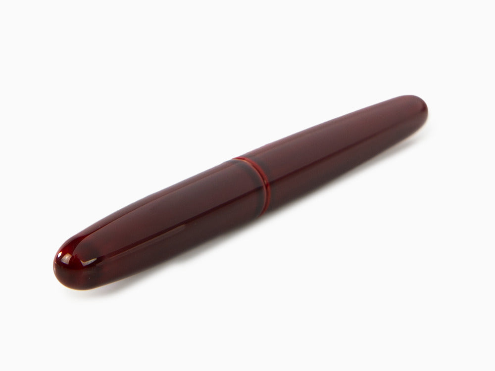 Pluma Estilográfica Nakaya Cigar Portable, Aka-Tamenuri, Plumín Itálico