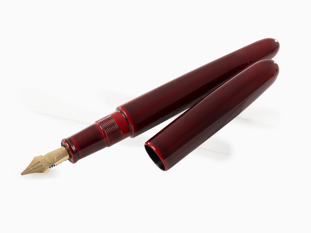 Pluma Estilográfica Nakaya Cigar Portable, Aka-Tamenuri, Elastic, Music