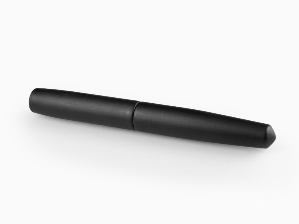 Pluma Estilográfica Nakaya Cigar Piccolo Hairline, Negro, Ebonita