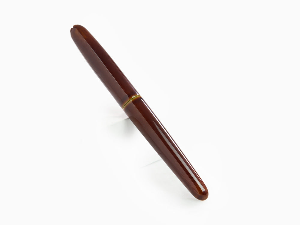 Estilográfica Nakaya Cigar Heki-Tamenuri, Portable, Ebonita Laca Urushi