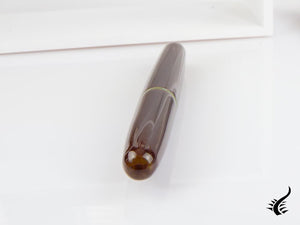 Pluma Estilográfica Nakaya Cigar Portable Heki-Tamenuri, Ebonita/Urushi
