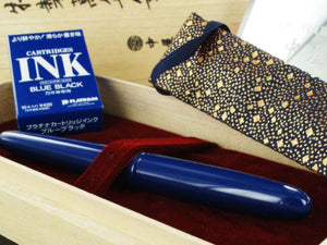 Estilográfica Nakaya Cigar Portable, Kikyo, Ebonita y Urushi, Rodio