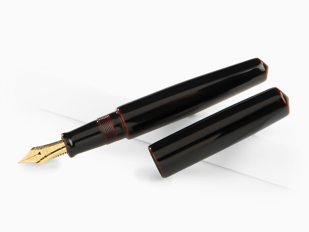 Pluma Estilográfica Nakaya Cigar Piccolo, Kuro-Tamenuri, Ebonita