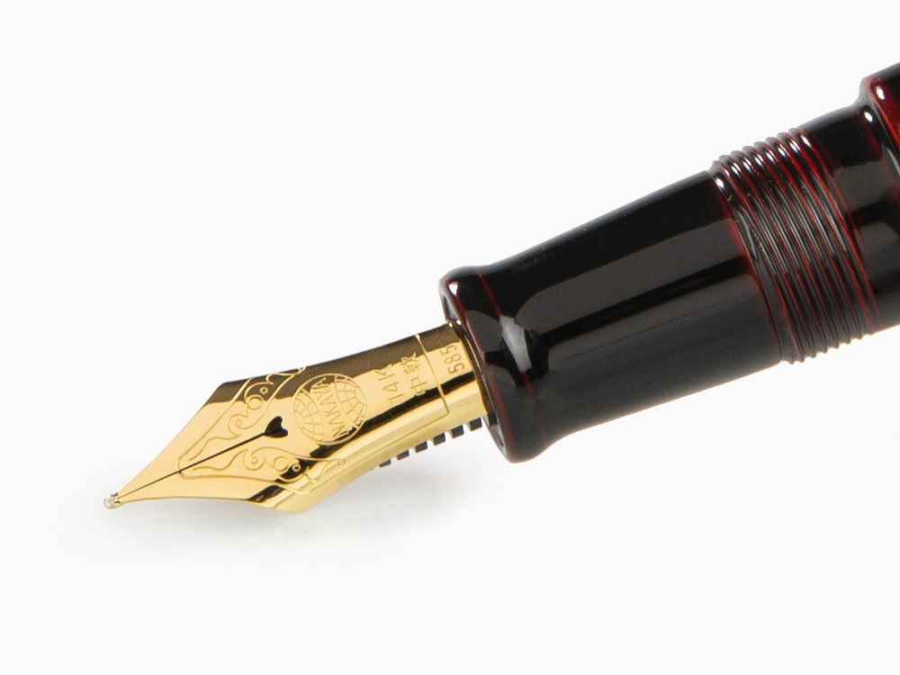 Pluma Estilográfica Nakaya Cigar Piccolo, Kuro-Tamenuri, Ebonita