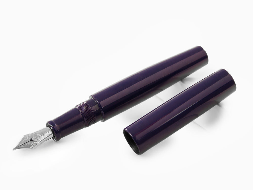 Pluma Estilográfica Nakaya Cigar 160mm., Shobu, Ebonita, Rodio