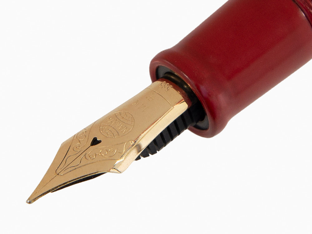 Estilográfica Nakaya Cigar Shu-nurippanashi, Portable, Ebonita