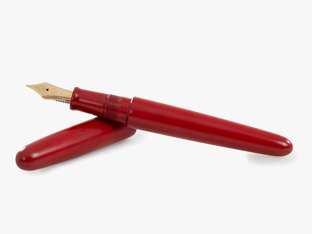 Estilográfica Nakaya Cigar Shu-nurippanashi, Portable, Ebonita