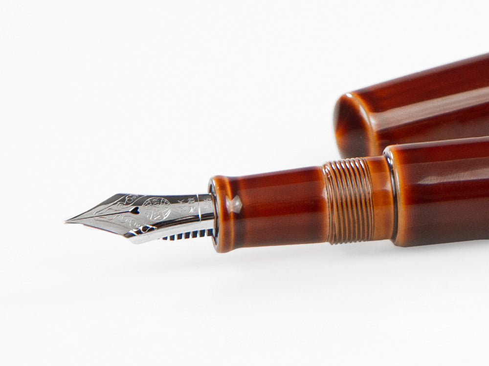 Pluma Estilográfica Nakaya Cigar Piccolo, Toki-Tamenuri, Rodio