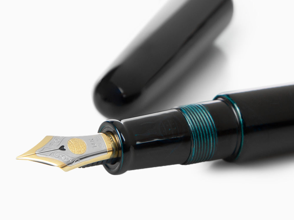 Estilográfica Nakaya Cigar Ascending Dragon I-Tamesukashi, Bicolor