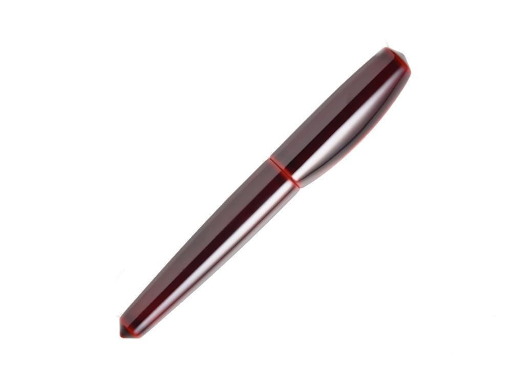 Estilográfica Nakaya Dorsal Fin Ver.1 Aka-Tamenuri, Ebonita, Laca Urushi