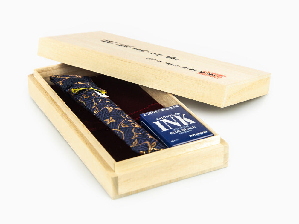 Pluma Estilográfica Nakaya Neo-Standard, Aka-Tamenuri, Oro 14K bicolor