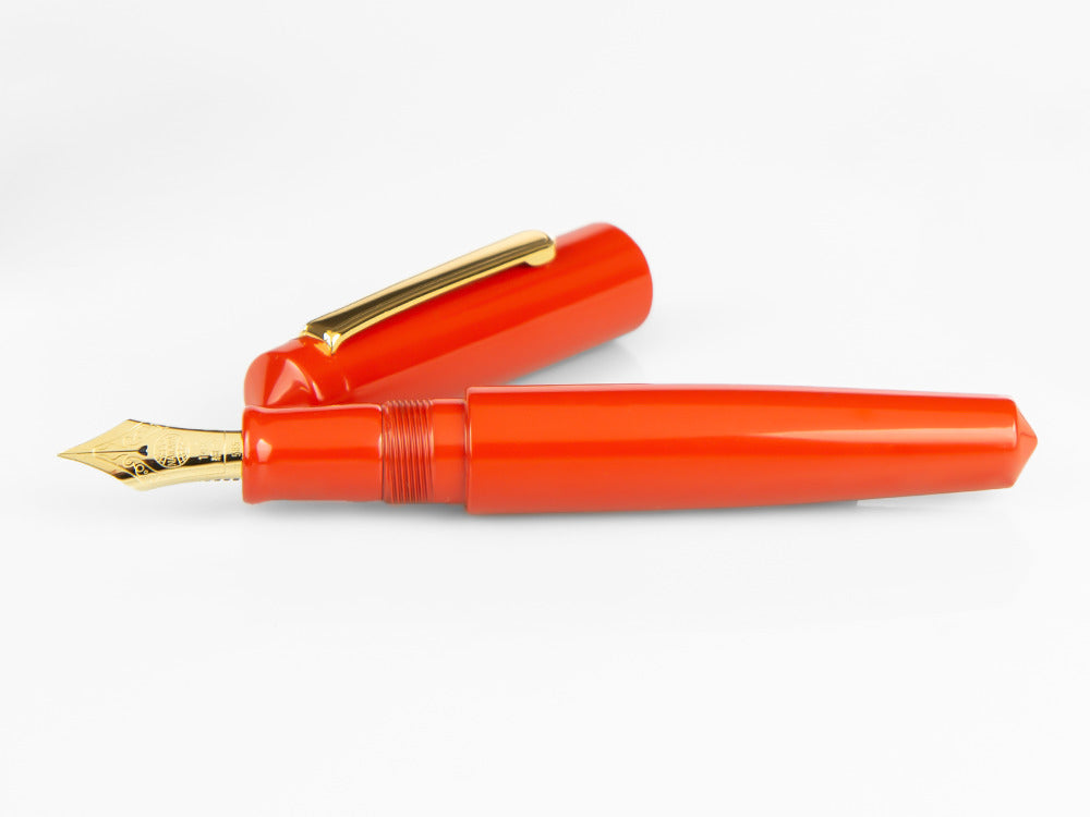 Pluma Estilográfica Nakaya Writer Arai Shu, Ebonita y  Urushi