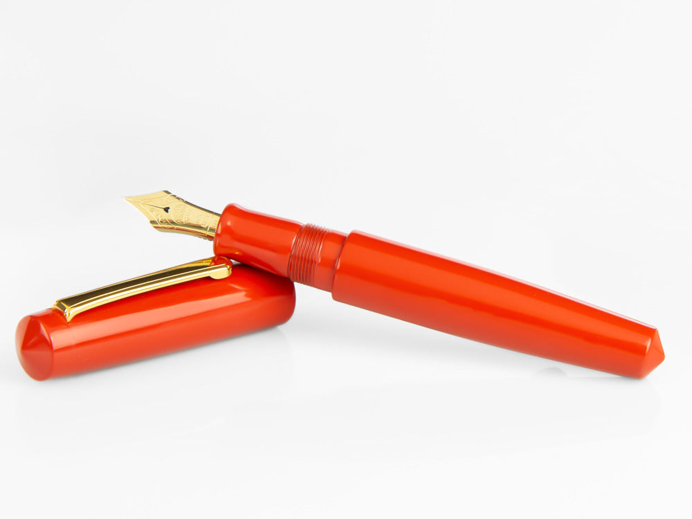 Pluma Estilográfica Nakaya Writer Arai Shu, Ebonita y  Urushi