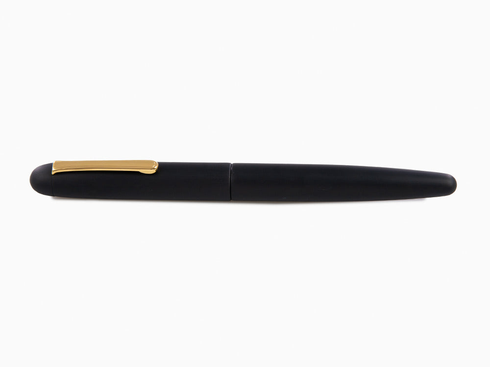 Pluma Estilográfica Nakaya Writer Black Hairline, Long, Ebonita