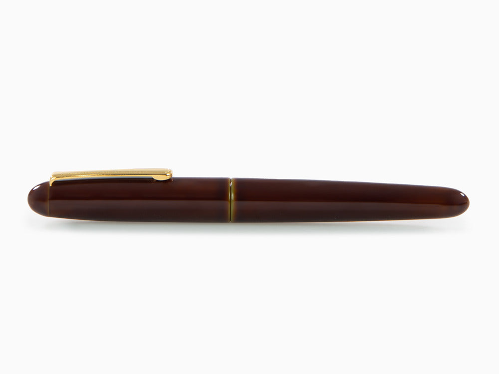Pluma Estilográfica Nakaya Writer Long, Heki Tamenuri, Ebonita