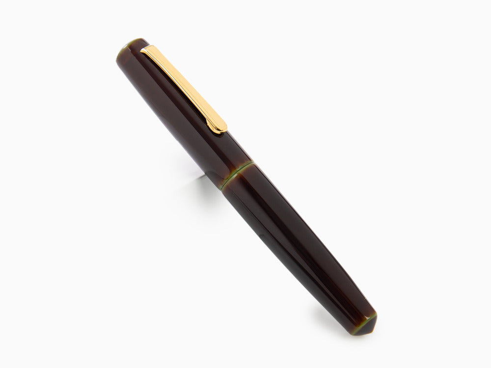 Estilográfica Nakaya Writer Heki-Tamenuri, Piccolo, Bicolor, Elástico
