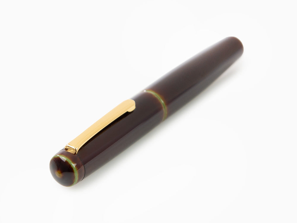 Estilográfica Nakaya Writer Heki-Tamenuri, Piccolo, Bicolor, Elástico