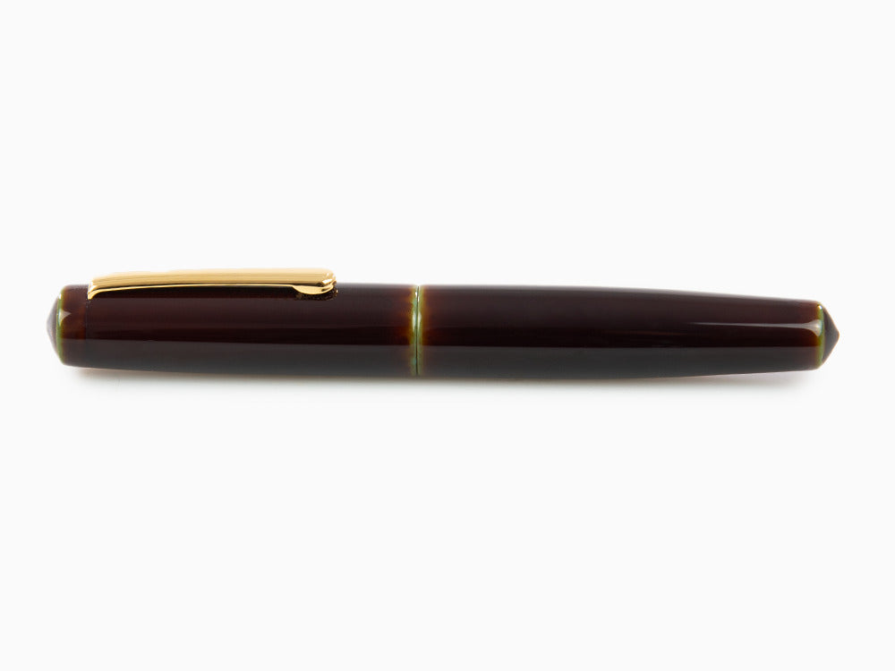 Estilográfica Nakaya Writer Heki-Tamenuri, Piccolo, Bicolor, Elástico