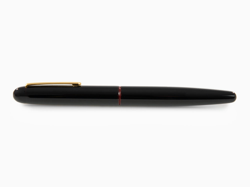 Pluma Estilográfica Nakaya Writer Kuro-Tamenuri, Long, Ebonita