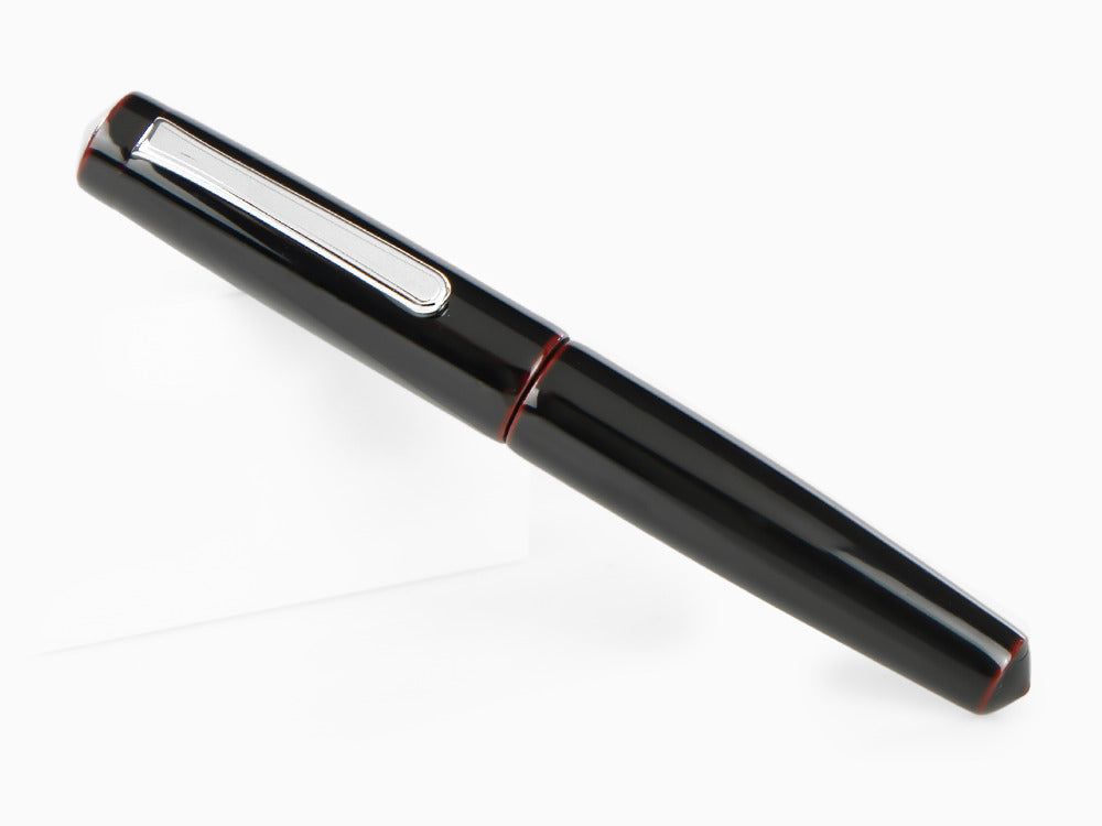 Pluma Estilográfica Nakaya Writer Kuro-Tamenuri, Piccolo, Ebonita, Rodio