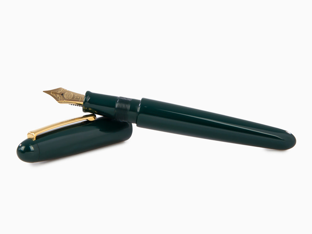 Estilográfica Nakaya Writer Midori Portable, Ebonita y laca Urushi