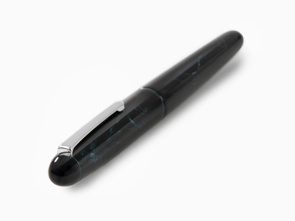 Estilográfica Nakaya Writer Ascending Dragon I-Tamesukashi, Ao-Tamenuri