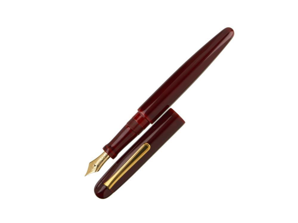 Pluma Estilográfica Nakaya Writer Long, Aka Tamenuri, laca Urushi