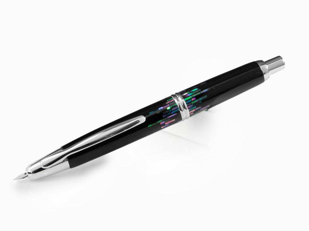 Pluma Estilográfica Namiki Capless Raden Stripes, Laca, FC-5000R-SRS-RH