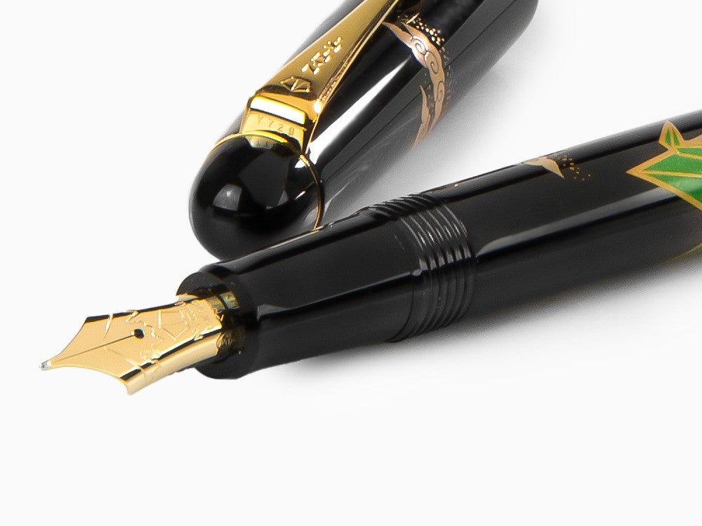 Pluma Estilográfica Namiki Nippon Art Origami Crane, Maki-e, FK-35-SMT