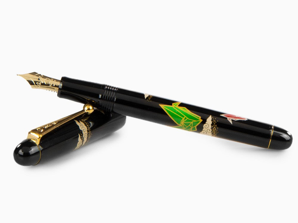 Pluma Estilográfica Namiki Nippon Art Origami Crane, Maki-e, FK-35-SMT