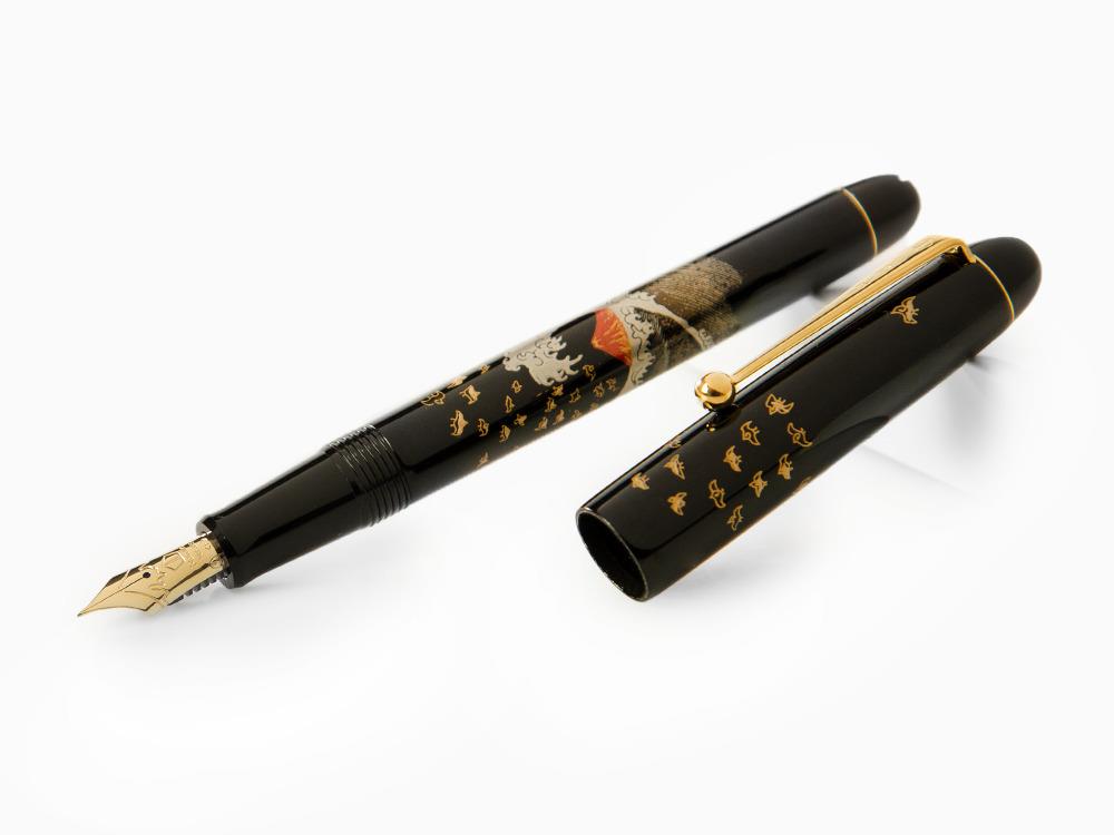 Pluma Estilográfica Namiki Nippon Art Mount Fuji and Wave, FK-35SMFN