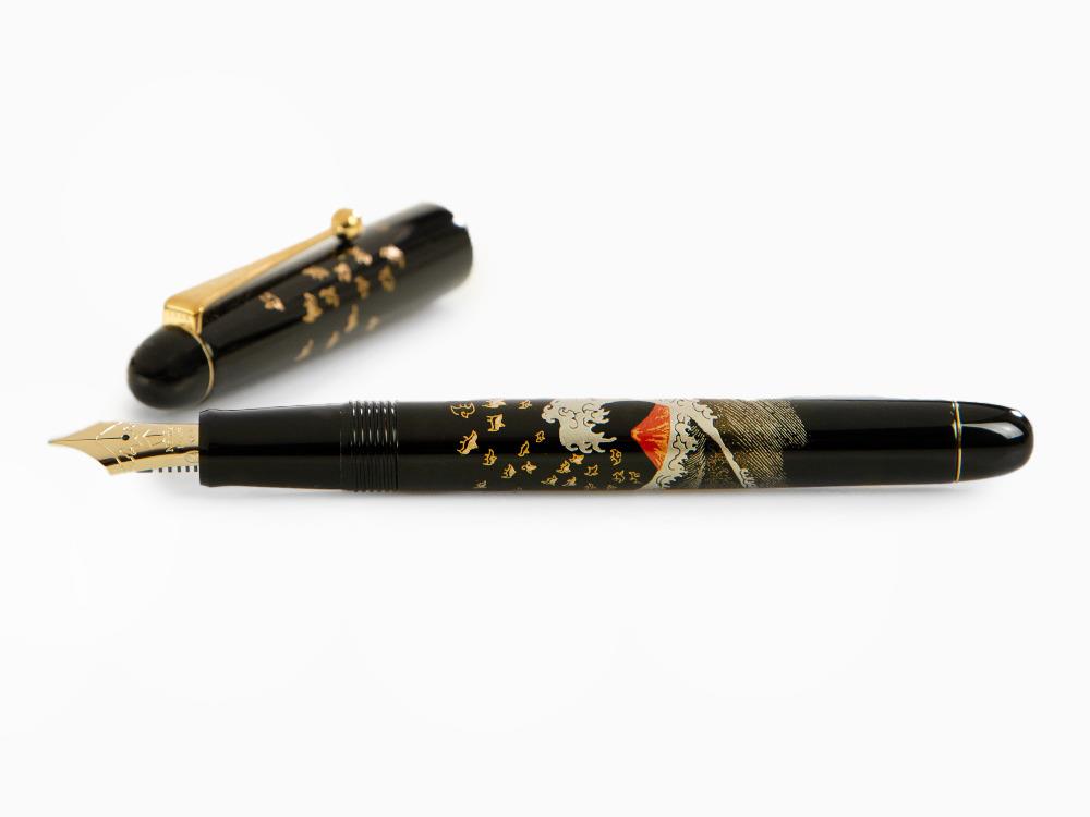 Pluma Estilográfica Namiki Nippon Art Mount Fuji and Wave, FK-35SMFN