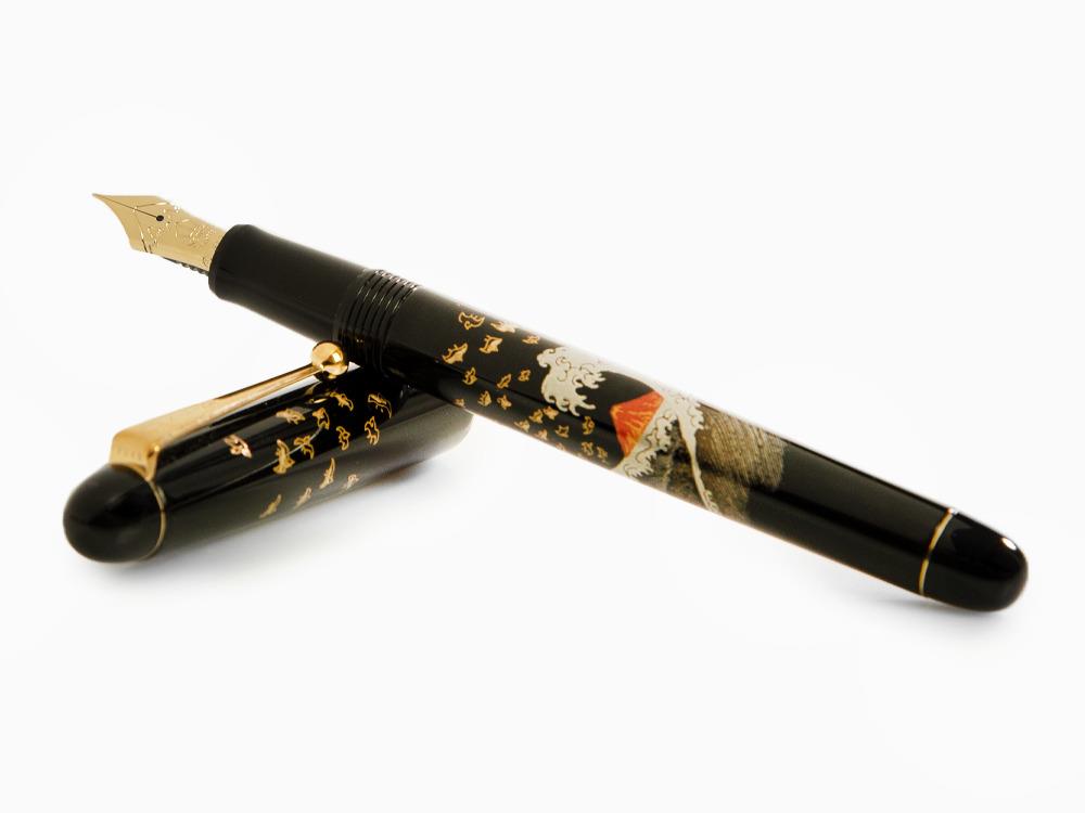 Pluma Estilográfica Namiki Nippon Art Mount Fuji and Wave, FK-35SMFN