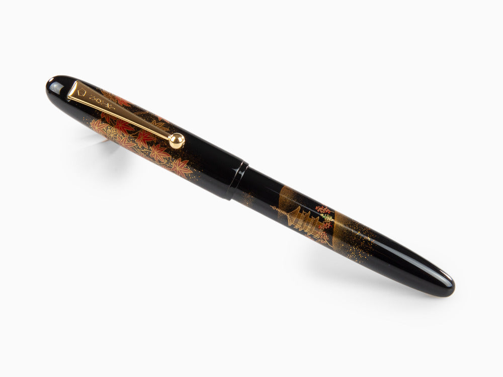 Pluma Estilográfica Namiki Yukari Autumn Leaves, Laca Urushi, FN-20M-KO