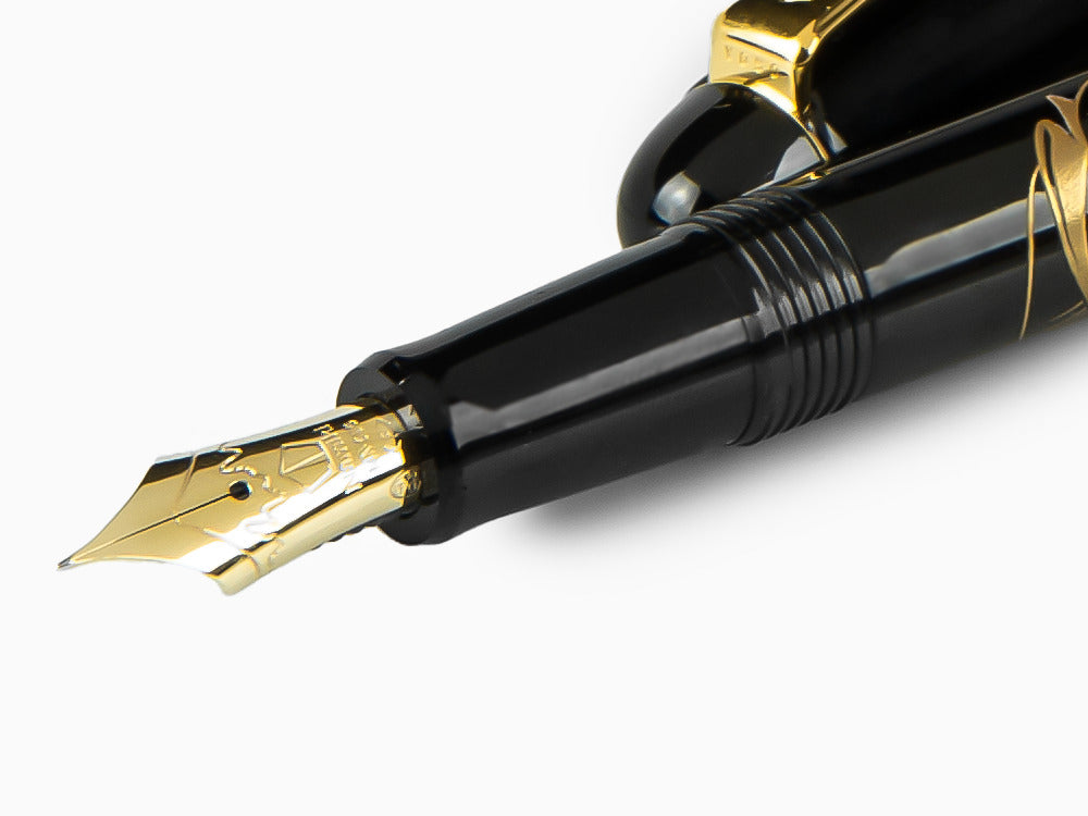 Estilográfica Namiki Nippon Art 3 Beauties Ohisa Takashima, Maki-e, Oro