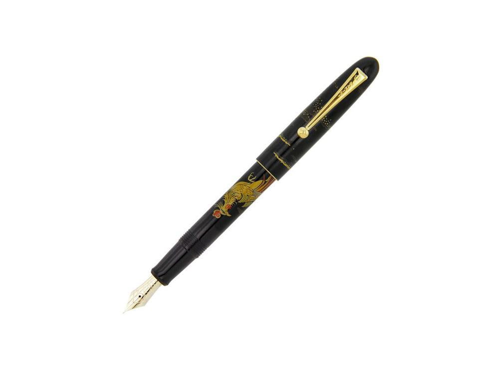 Pluma Estilográfica Namiki Nippon Art Chinese Phoenix, Maki-e, FN-5M-HZ
