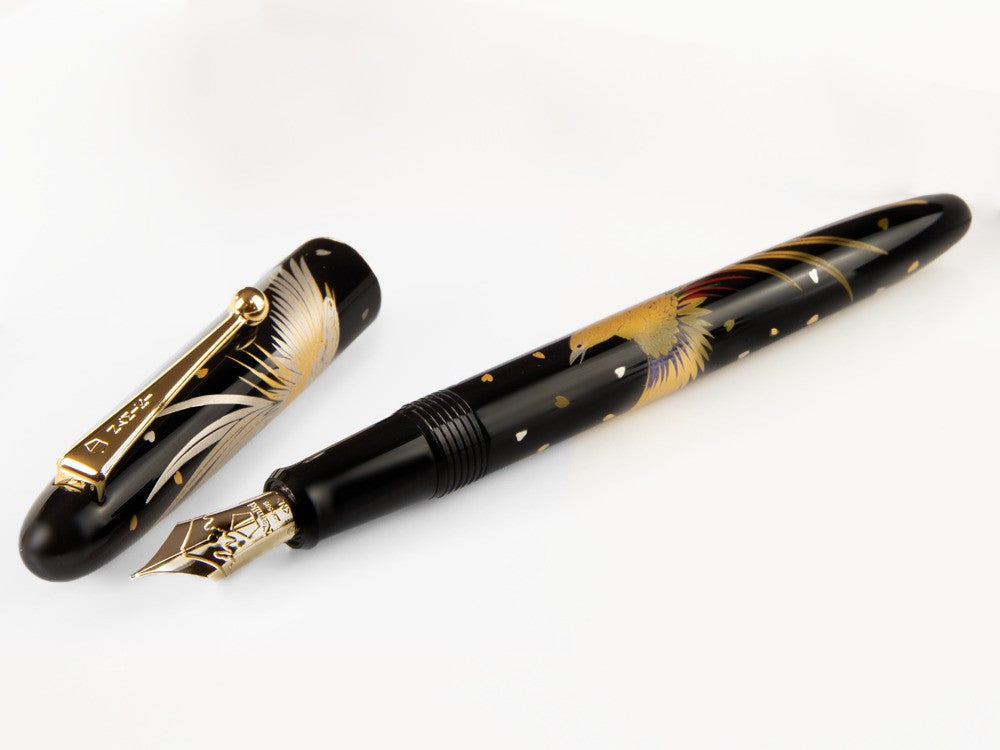 Pluma Estilográfica Namiki Nippon Art Golden Pheasant, Laca, FN-5M-KI