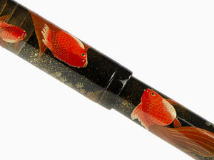 Pluma Estilográfica Namiki Emperor Gold fish, Maki-e, Oro, FNFV-80M-MKG