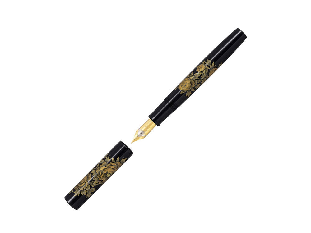 Estilográfica Namiki Chinkin Peony, Oro, Chinkin, FNFVC-70M-BN
