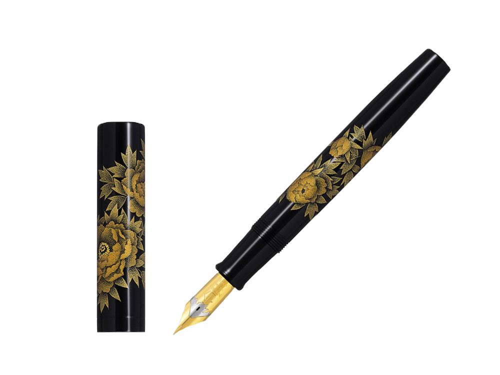 Estilográfica Namiki Chinkin Peony, Oro, Chinkin, FNFVC-70M-BN