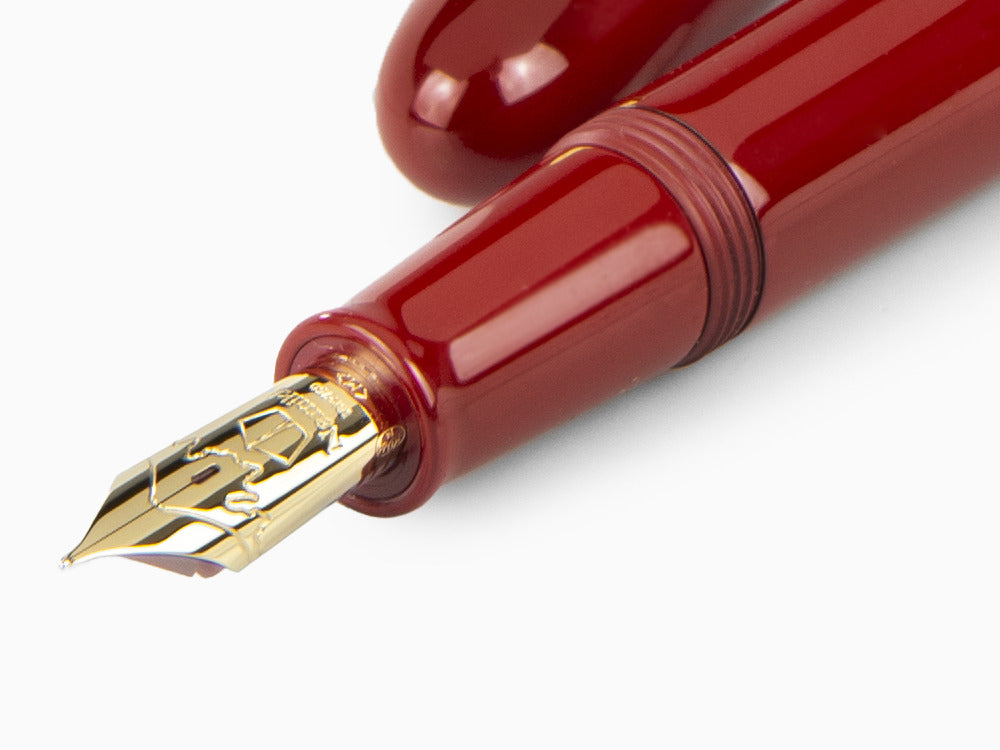Estilográfica Namiki Yukari Urushi Bermellón Lacado No.20, FNK-128S-R