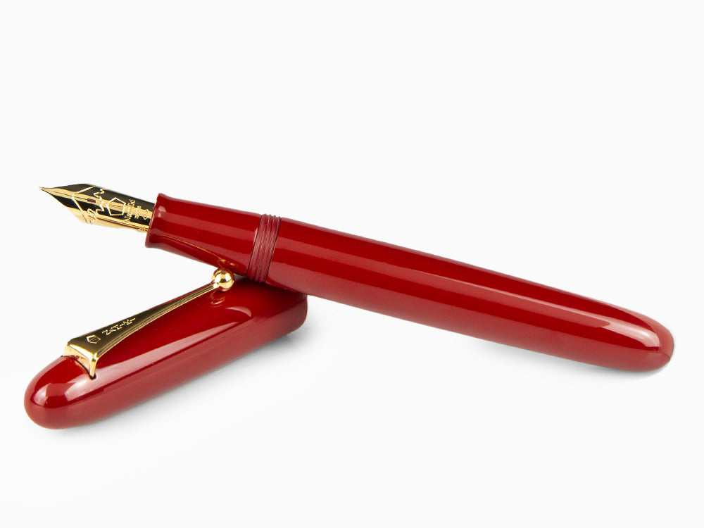 Estilográfica Namiki Yukari Urushi Bermellón Lacado No.20, FNK-128S-R